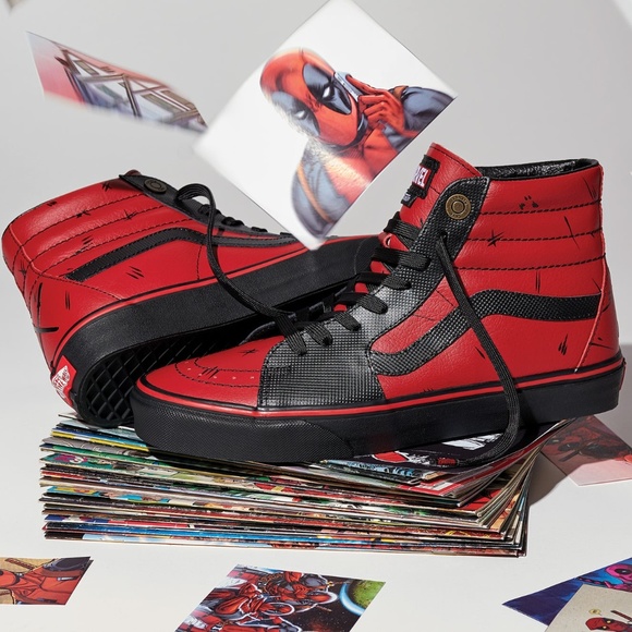 marvel deadpool shoes